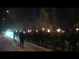 march of memory of heroes of krut. ivano-frankivsk, 29 01 2012
